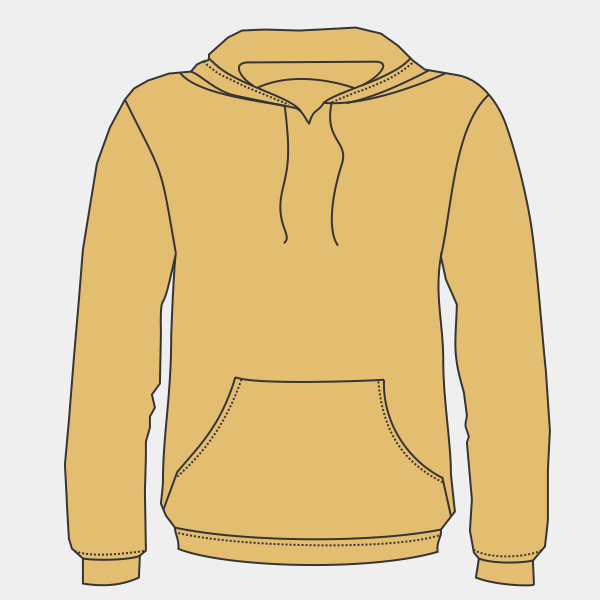 Tie-Dyed Cloud Fleece Hooded Sweatshirt Thumbnail