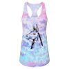 Women's Tie-Dyed Racerback Tank Top Thumbnail