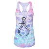 Women's Tie-Dyed Racerback Tank Top Thumbnail