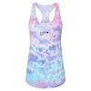 Women's Tie-Dyed Racerback Tank Top Thumbnail