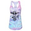 Women's Tie-Dyed Racerback Tank Top Thumbnail