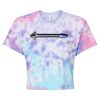 Women's Tie-Dyed Crop T-Shirt Thumbnail