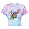 Women's Tie-Dyed Crop T-Shirt Thumbnail