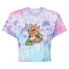 Women's Tie-Dyed Crop T-Shirt Thumbnail