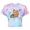 Women's Tie-Dyed Crop T-Shirt Thumbnail